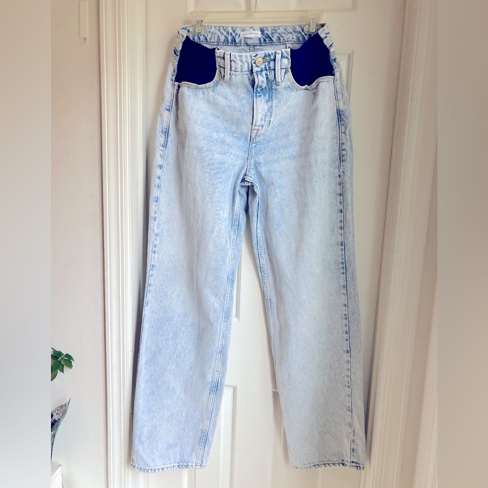 Good American Good 90s Maternity Jeans Blue 934 size 2/26